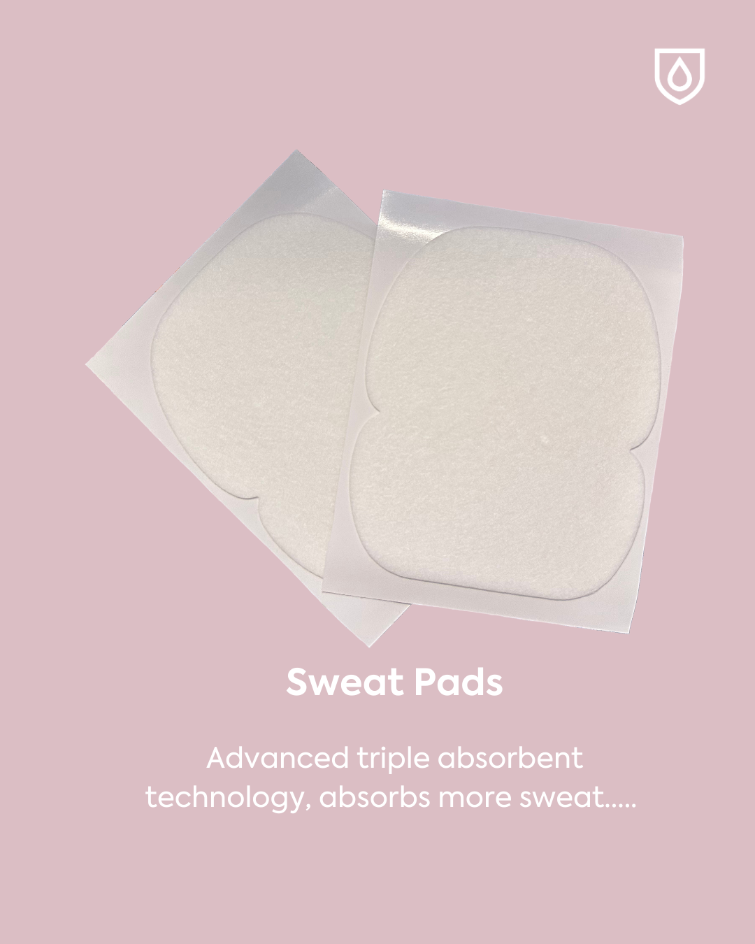 Sweat Pads - Perfect for travelling – Compact pack for on-the-go use.