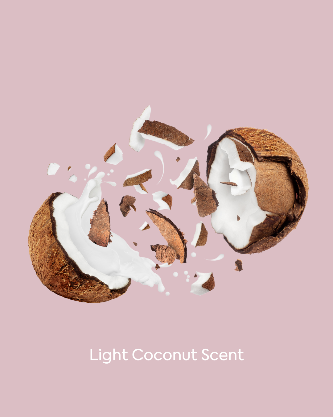 Powerful antiperspirant properties with a refreshing coconut fragrance