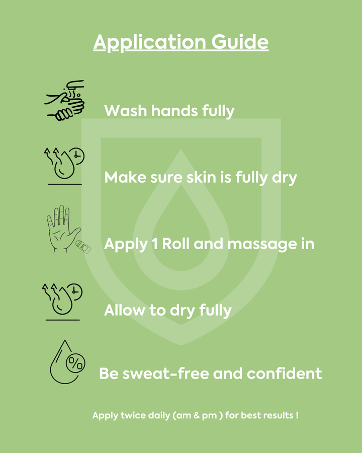 Apply Hands Antiperspirant twice a day for maximum effect.