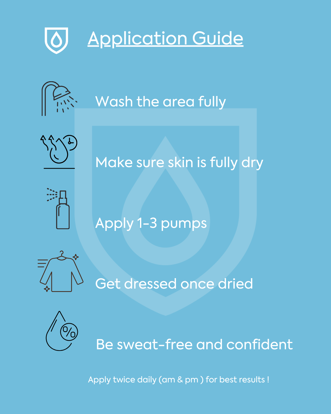 You’re not alone – and with Sweat Guard®, you don’t have to live at the mercy of sweat.