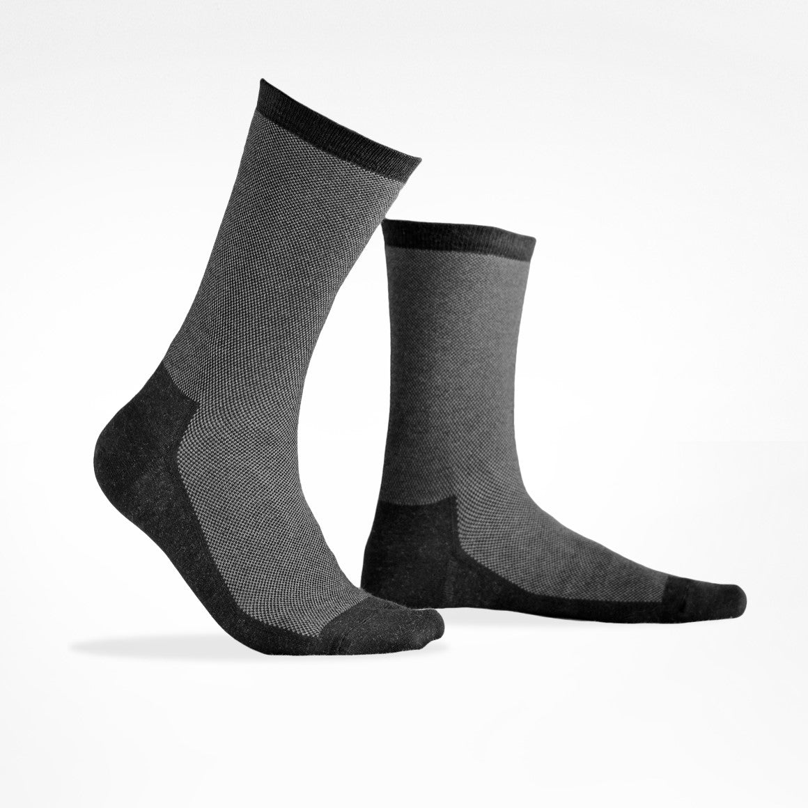 Silver Socks - 2 Pairs,  Original Calf Length Crew- SWEAT GUARD® Footcare