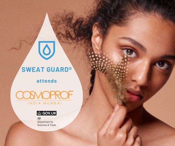 SWEAT GUARD joins UK Government Department for Business and Trade at COSMOPROF India Mumbai