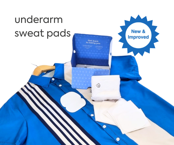 NEW & IMPROVED Sweat Guard® Underarm Sweat Pads