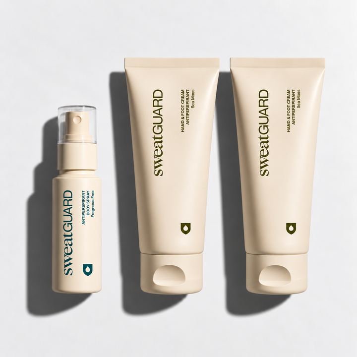 Ultimate Gaming Sweat Control Bundle - 2 Hand Creams + 1 Spray