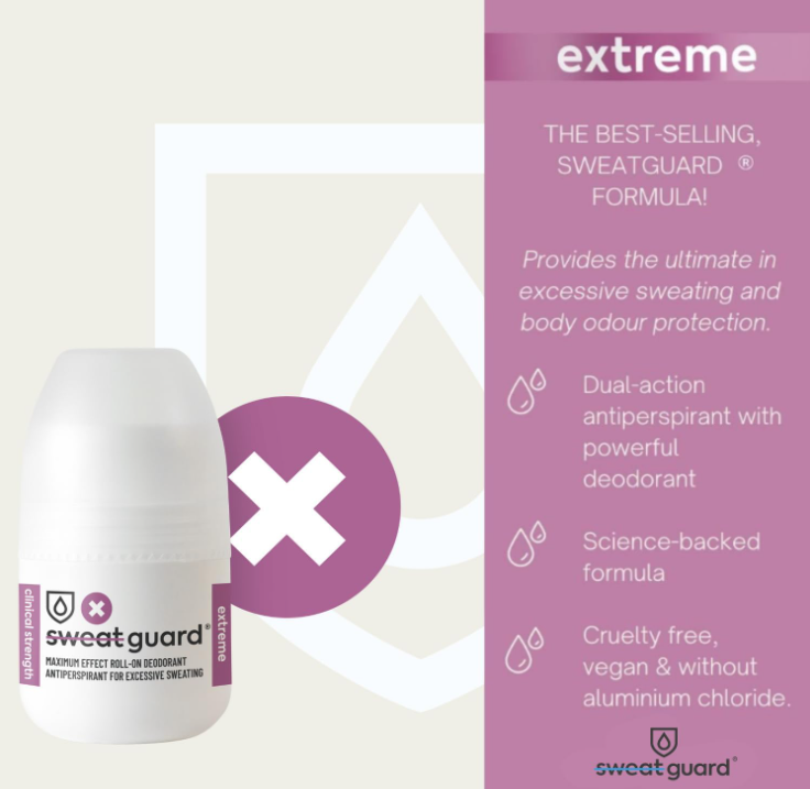 The ultimate in excessive sweating and body odour protection