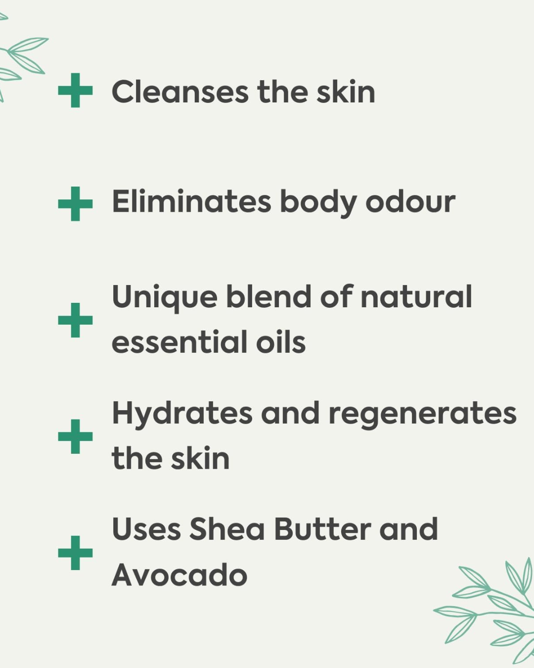Natural Antibacterial Deodorant Soap