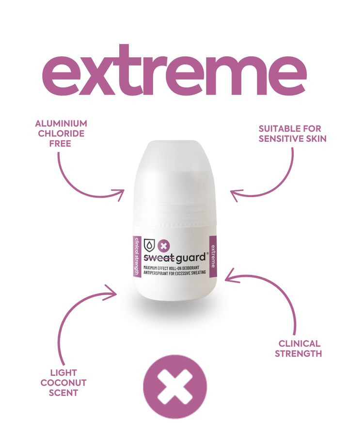 Extreme Antiperspirant, backed by science, is meticulously formulated to combat both excessive sweating and body odour.
