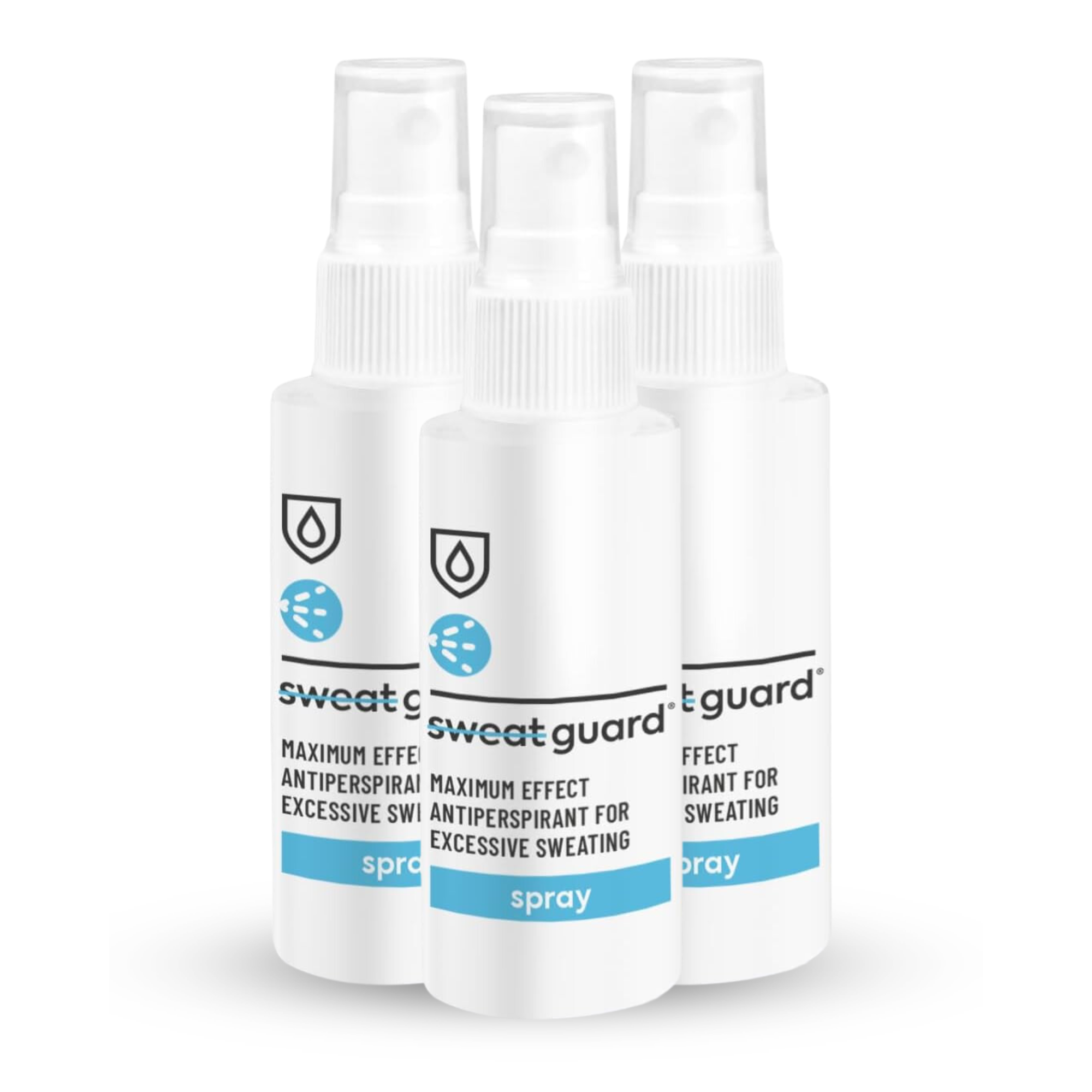 Sweat Guard Spray, save on a pack of three.