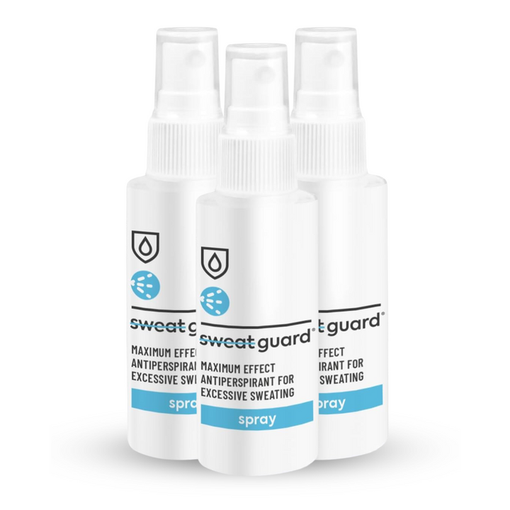 Sweat Guard Spray, save on a pack of three.