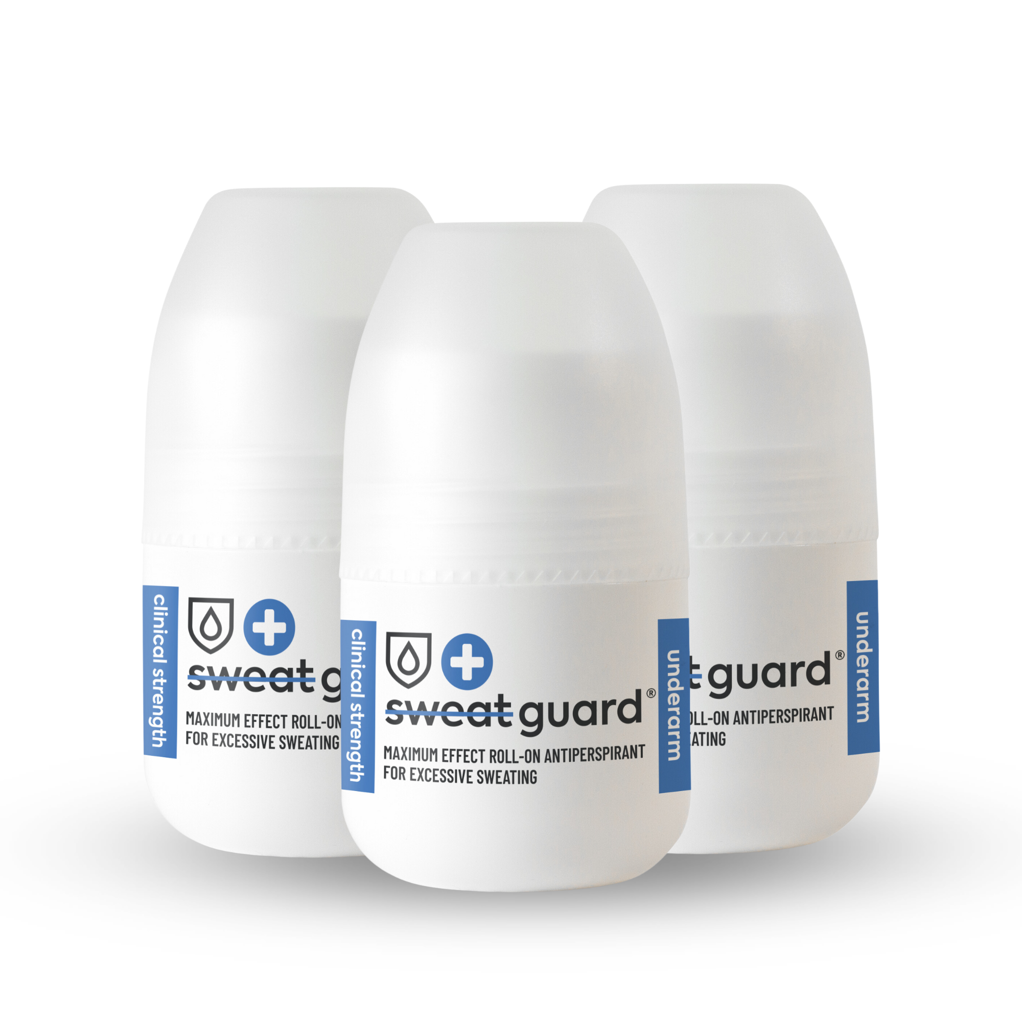 Sweat Guard Underarm Antiperspirant, save on a pack of three. 