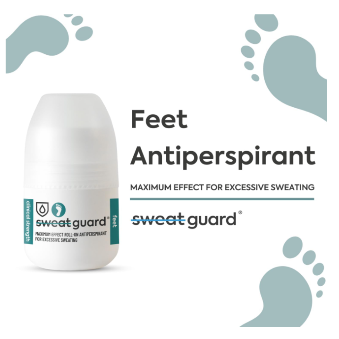 The SWEAT GUARD Feet Antiperspirant is your ultimate solution for excessive foot sweating.