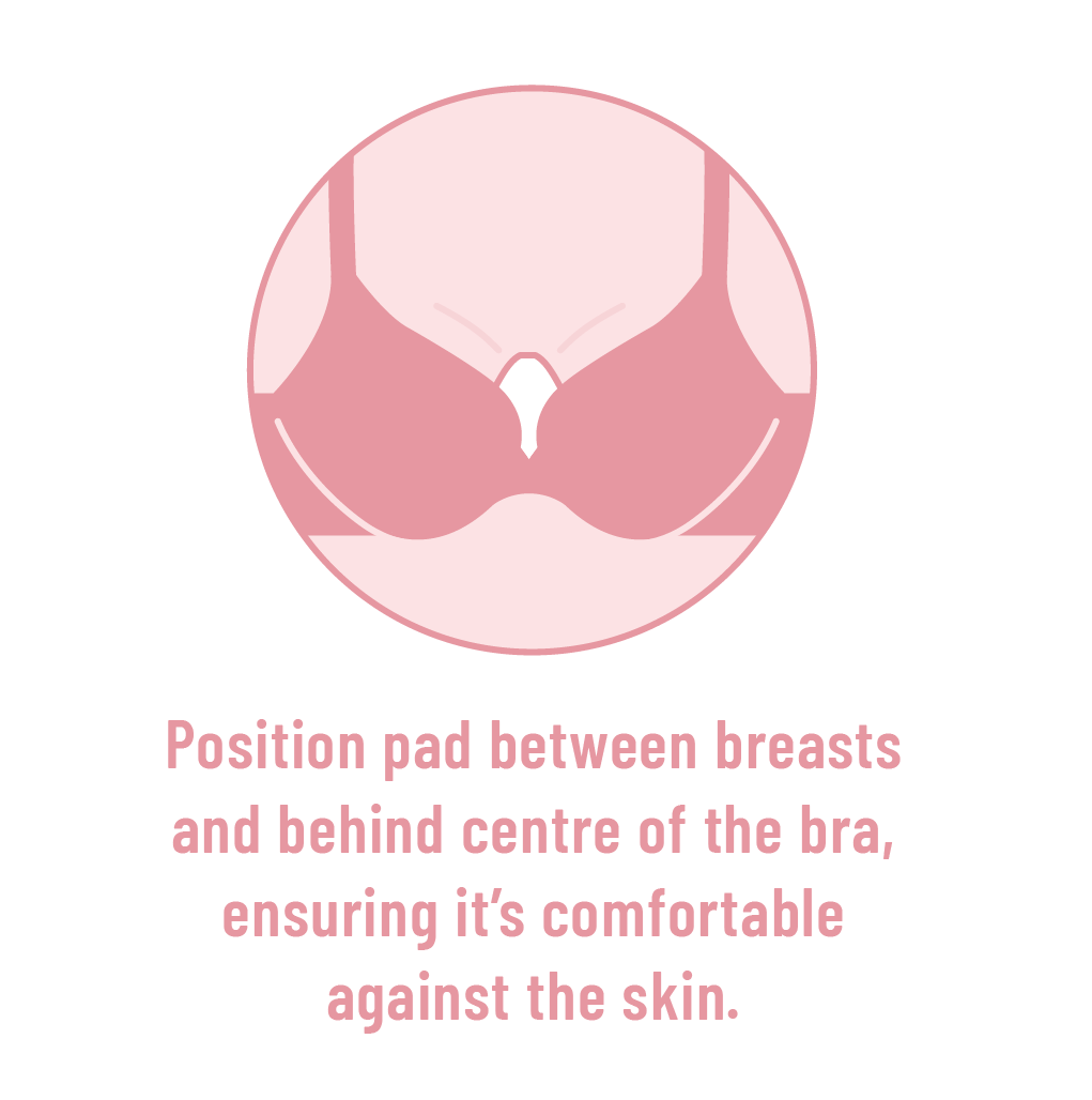 Breast Pads, 100% Organic Cotton Cloth Under the Breast Sweat Pads
